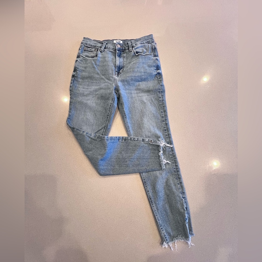 Kensie Blue Jeans Vintage Luxe Frayed hem Sz 6/28